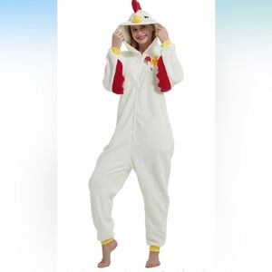 Cozy White Chicken Onesie Pajama